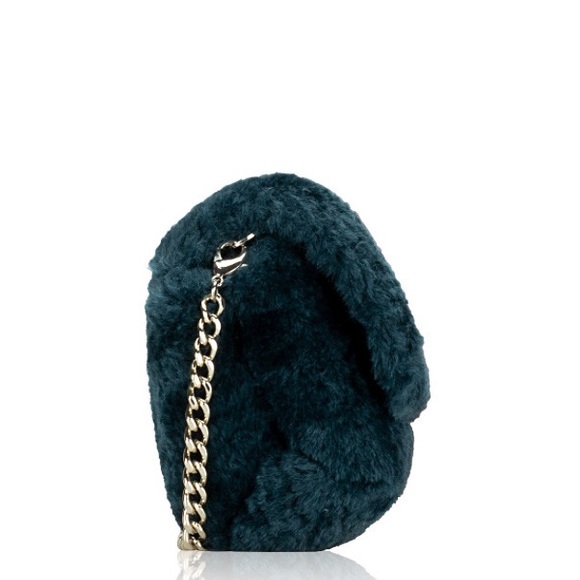 NWT! $169 MSRP kate spade Audrey Faux Shearling Micro Crossbody - Picture 6 of 13